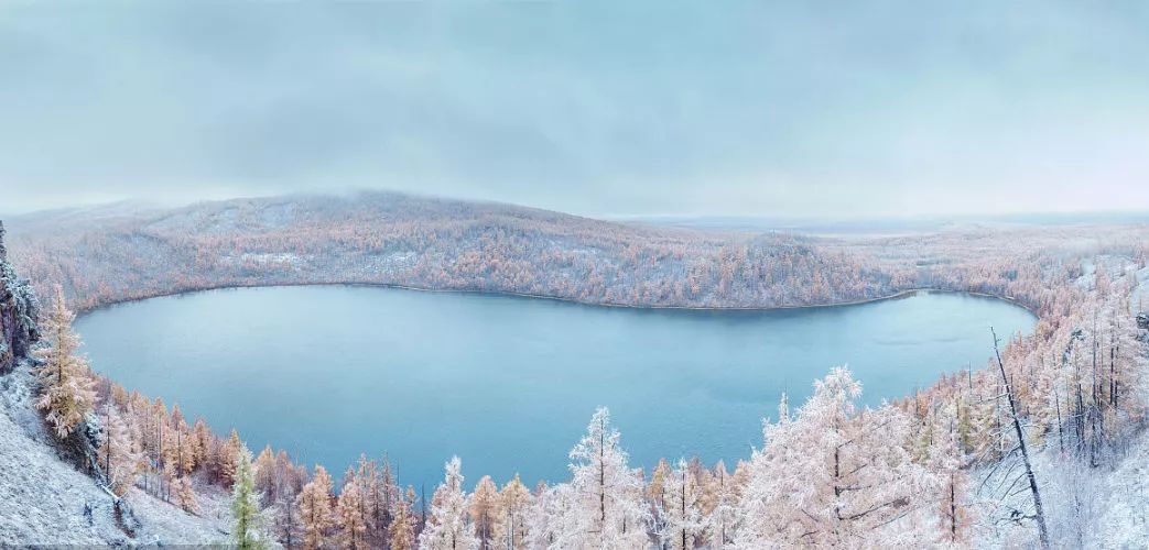 阿尔山寒冬风光，冬日里的冰雪画卷