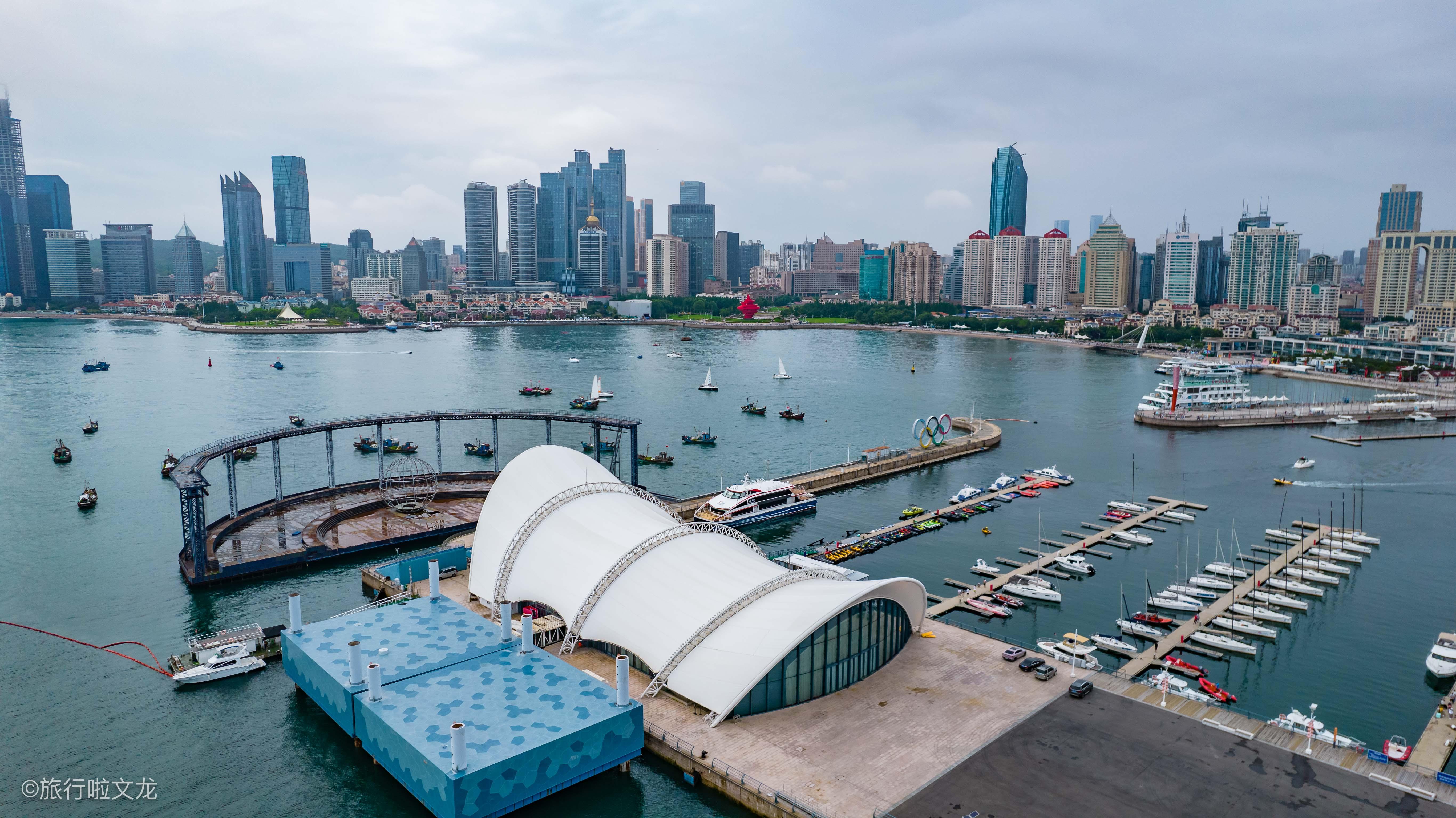 青岛旅游风景图片大全，探寻魅力海滨城市的自然之美