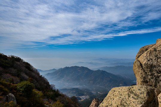 泰山壮丽风景图，壮丽山川的壮丽画卷